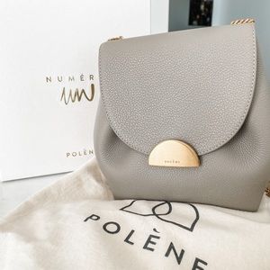 Like NEW - Polene Number One Mini - Grey